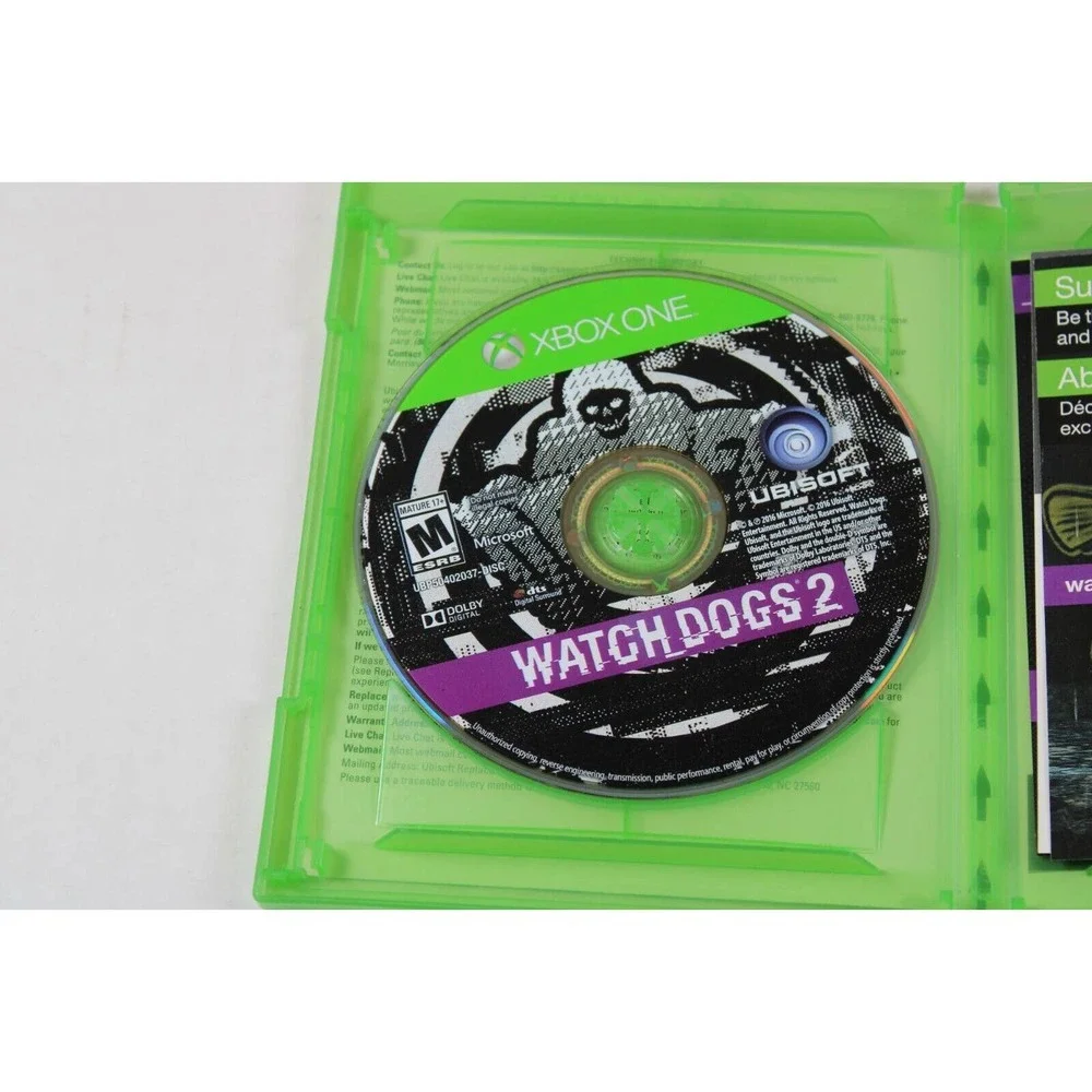 Watch Dogs 2 (Microsoft Xbox One) Authentic, tested/works